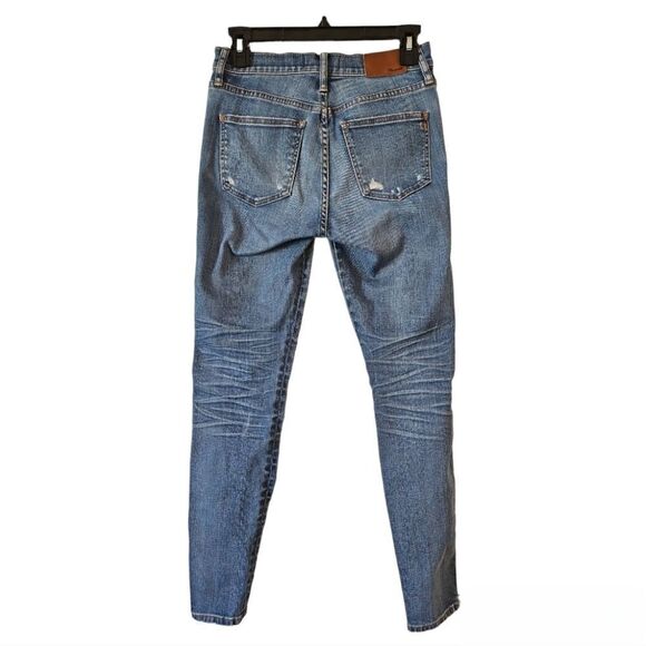 Madewell 9" High-Rise Skinny Jeans: Ripped and Patched Edition Size 26 - Picture 7 of 17